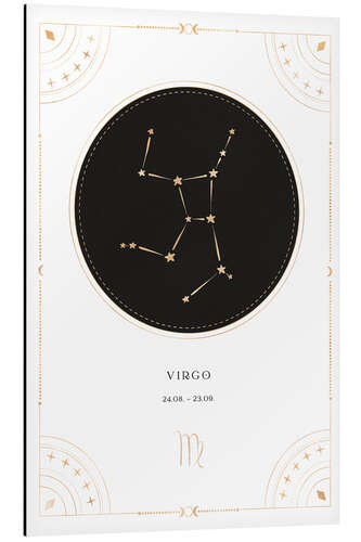 Stampa su alluminio Virgo zodiac sign