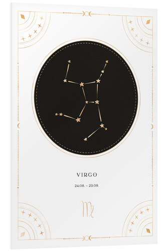 PVC-taulu Virgo zodiac sign