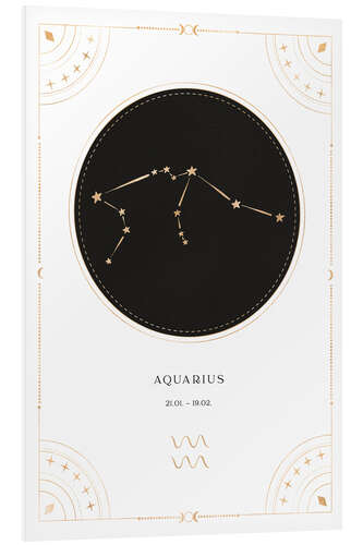 PVC-taulu Aquarius zodiac sign