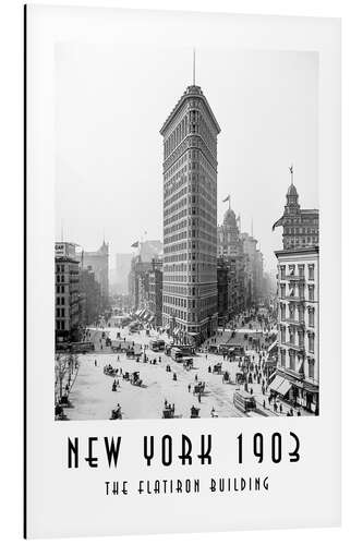 Alubild Historisches New York: Flatiron Building 1903