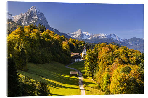 Akrylglastavla Autumn in Upper Bavaria