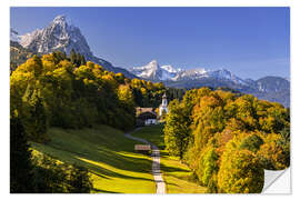 Wall sticker Autumn in Upper Bavaria