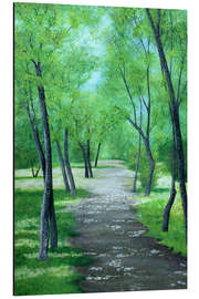 Magnettafel Asheville-Park