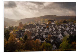 Aluminium print Half-timbered houses Freudenberg