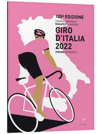 Tableau en aluminium Cycling Italy 2022