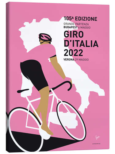 Lærredsbillede Cycling Italy 2022