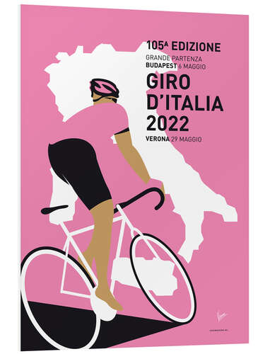 Foam board print Cycling Italy 2022