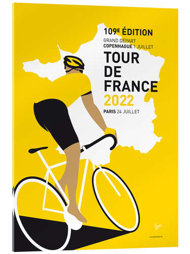 Acrylic print Cycling France 2022