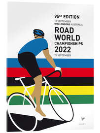 Acrylic print Cycling world championships 2022