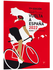 Acrylglasbild Radsport Spanien 2022