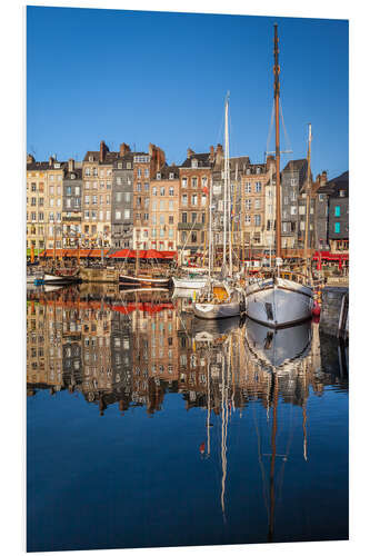 Tableau en PVC Honfleur Harbor, Normandy