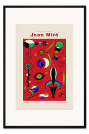 Gerahmter Kunstdruck Joan Miró - Process