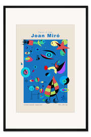 Gerahmter Kunstdruck Joan Miró - Underwater species
