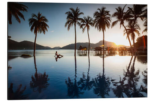 Aluminium print Tropical holidays