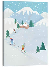 Obraz na płótnie  Nordic Skiing - Taika Tori