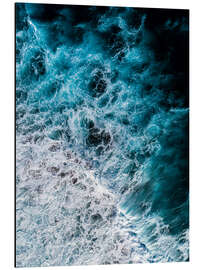 Magnettafel Wilde Meeresbrandung auf den Azoren