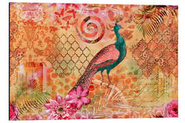 Magnettafel Orientalischer Dschungelpfau