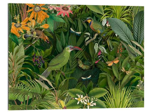 Gallery print Tropical Midnight Jungle Birds