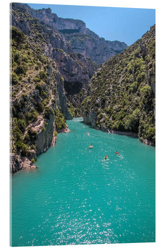 Acrylic print Gorges du Verdon, Provence