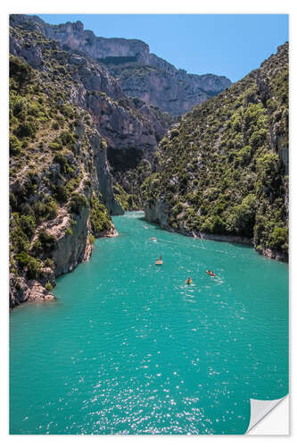 Sticker mural Gorges du Verdon, Provence