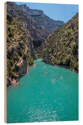 Holzbild Gorges du Verdon, Provence