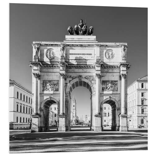 Foam board print Siegestor in Munich