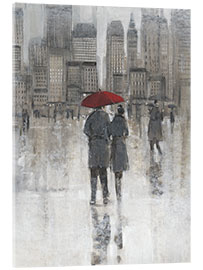 Acrylic print Rain in the City I