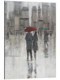 Magnettafel Regen in der Stadt I