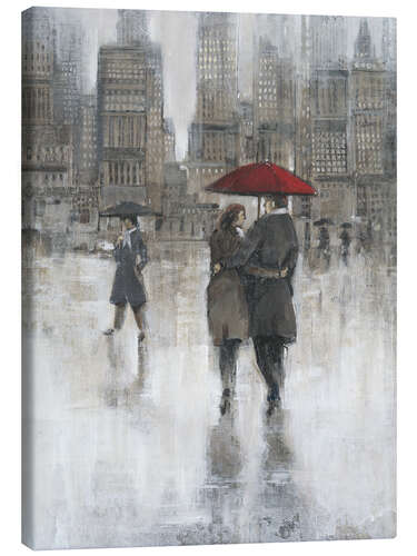 Canvas print Rain in the City II