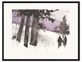 Framed art print Woodland Sketch II