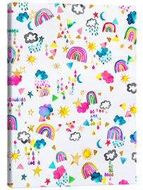 Stampa su tela  Rainbows Clouds - Ninola Design