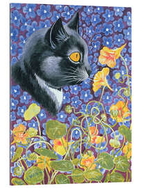 Gallery print A Cat in a Sea of Flowers