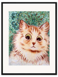 Gerahmter Kunstdruck Kaleidoskop-Katzen II