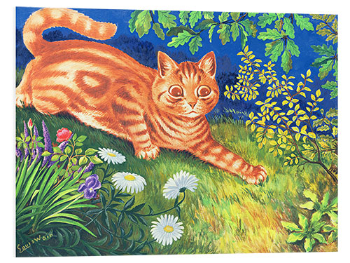 Foam board print Cat Stalking