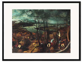 Ingelijste kunstdruk The gloomy day