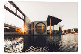 Magnettafel Berlin im Sonnenuntergang