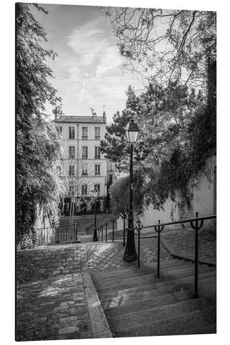 Tableau en aluminium Montmarte Paris