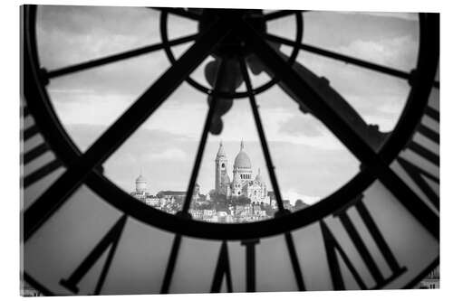 Acrylglasbild Blick vom Orsay Museum auf die Sacré-Coeur de Montmartre