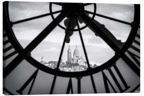 Canvas print View from the Orsay Museum on the Sacré-Coeur de Montmartre