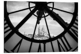 Magnettafel Blick vom Orsay Museum auf die Sacré-Coeur de Montmartre
