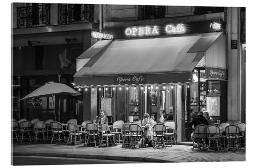 Akrylglastavla Café in Paris