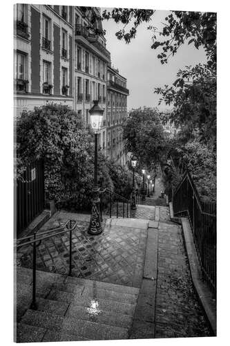 Tableau en verre acrylique Paris Montmartre