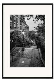 Gerahmter Kunstdruck Paris Montmartre