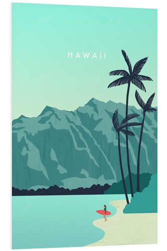 PVC print Hawaii Illustration