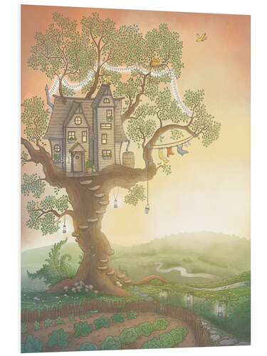 Foam board print Tree house