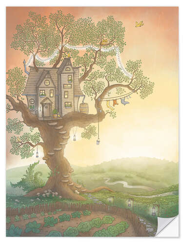 Wall sticker Tree house