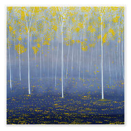 Wall print  Golden forest - Herb Dickinson