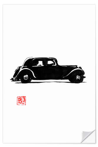 Selvklebende plakat Classic car, Citroen B11