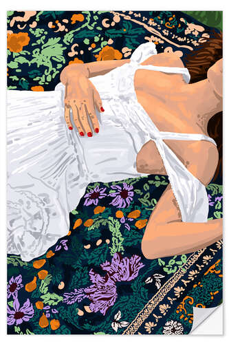 Selvklebende plakat Moroccan Carpet