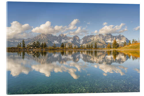 Acrylglasbild Wilder Kaiser in Tirol